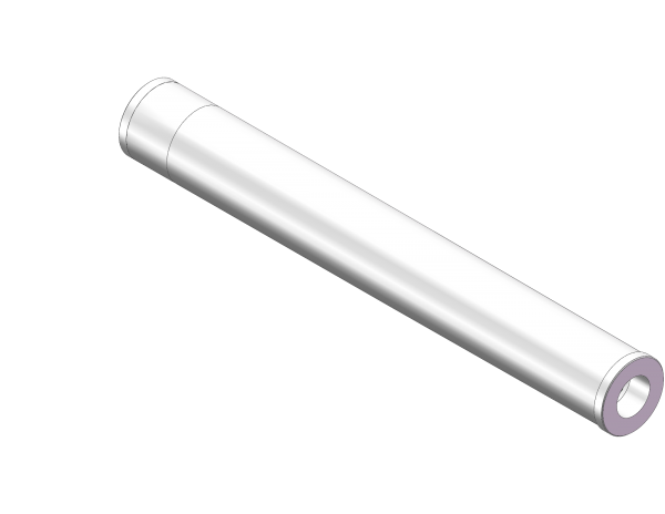 Rolle Ø15 - 119,5mm einseitig ballig